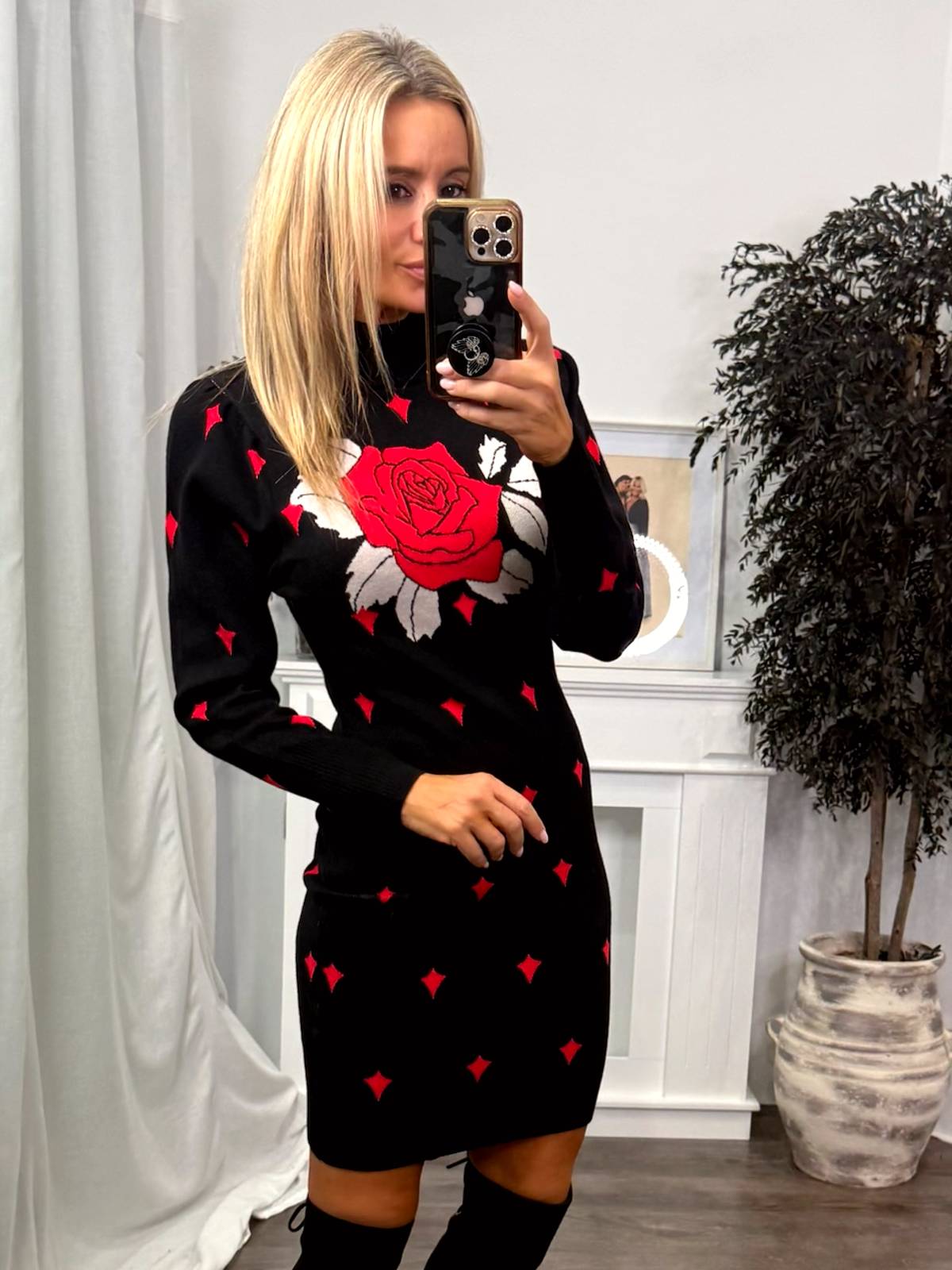 VESTIDO ROSO