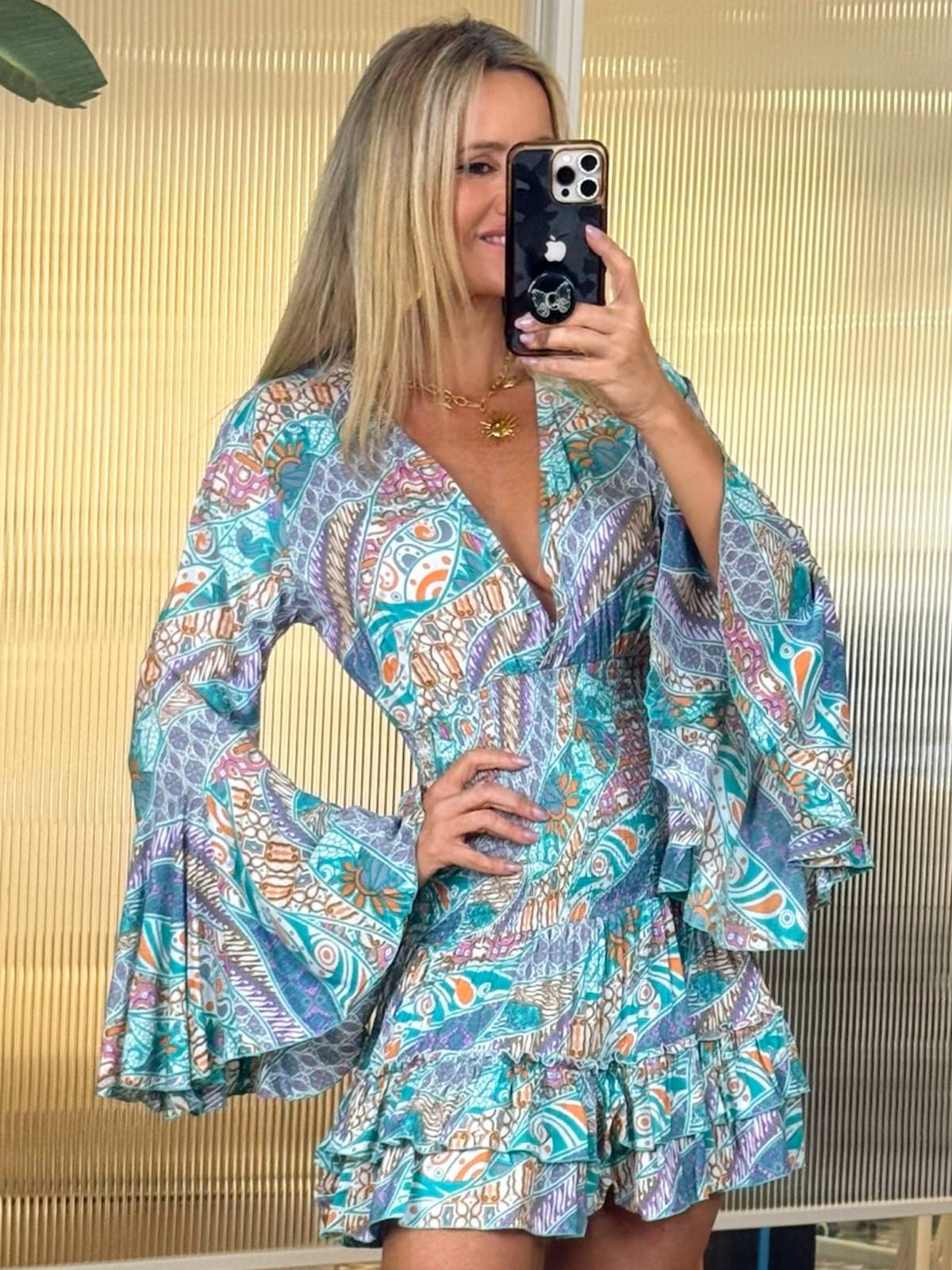 VESTIDO SANFRA AZUL