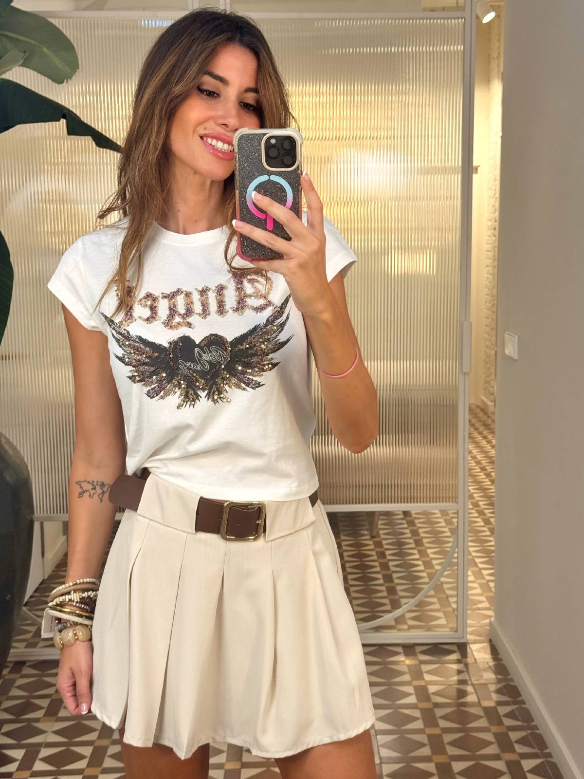 CAMISETA AKEN BLANCO