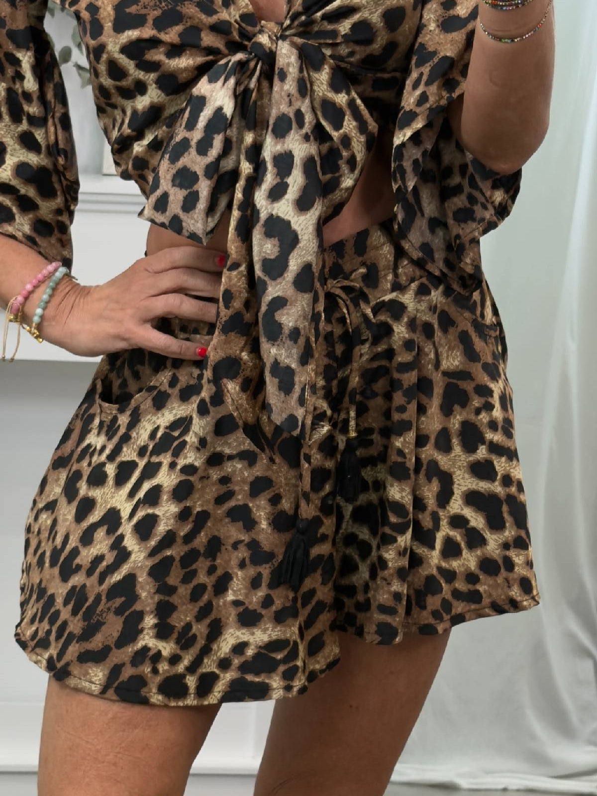 SHORT LILY ANIMAL PRINT