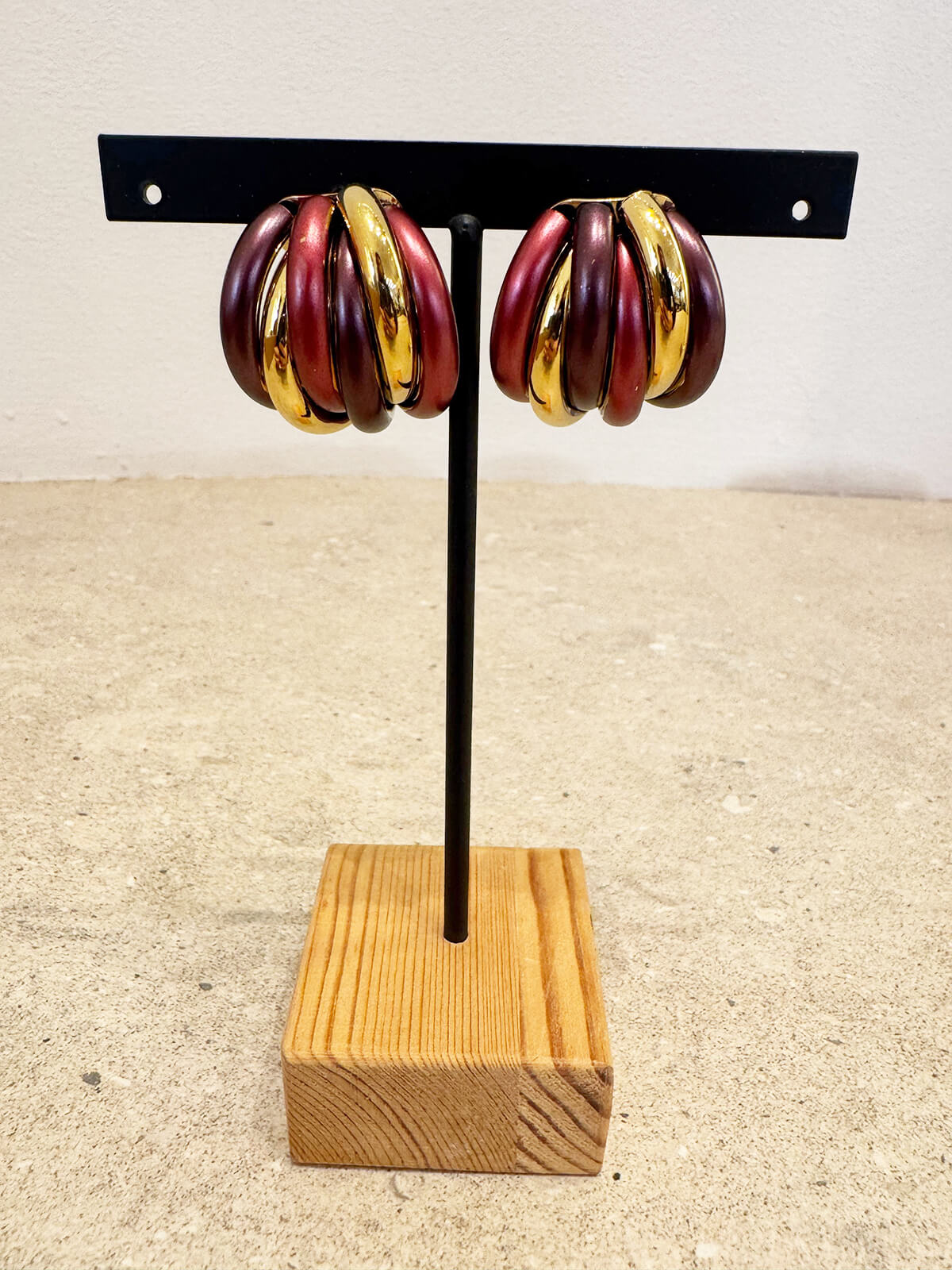 PENDIENTES LUMYA MORADO