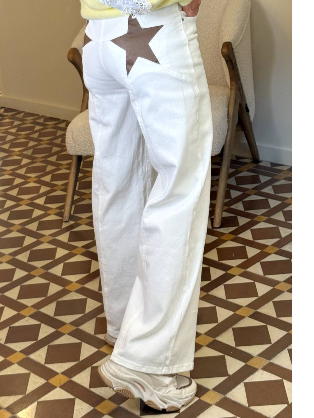 PANTALÓN STAR BLANCO