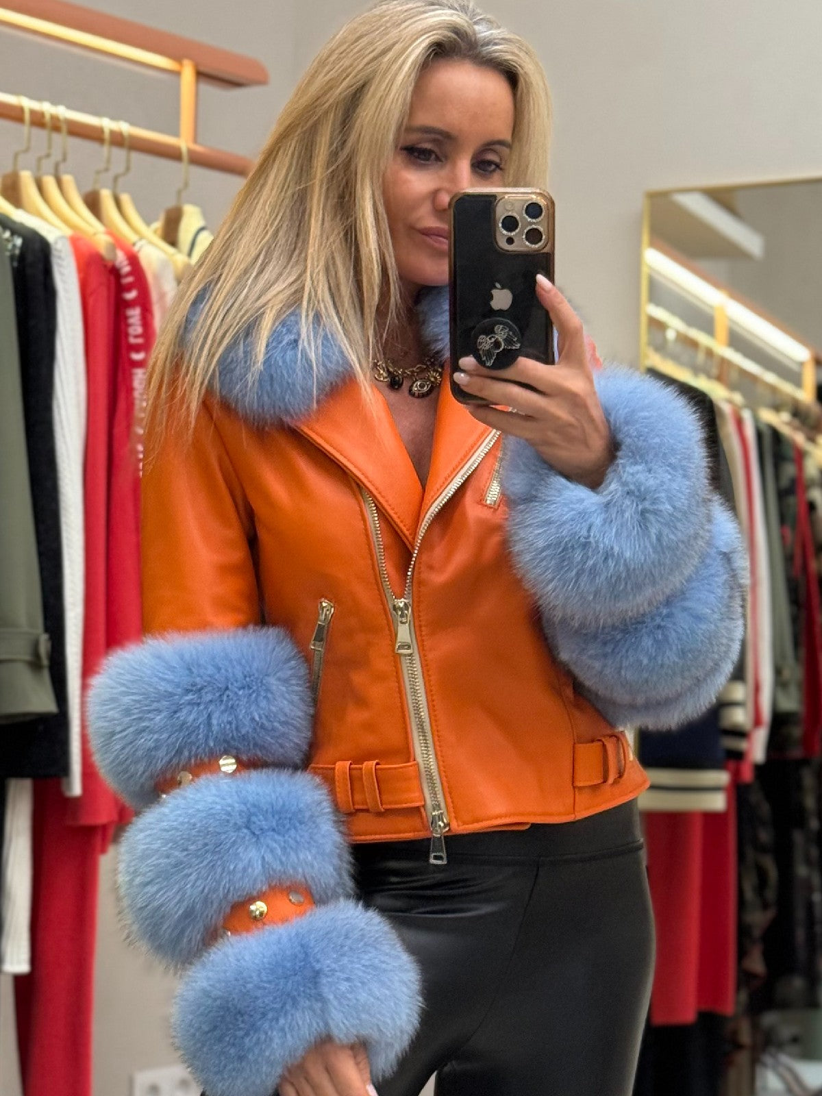 CHAQUETA AMALFI NARANJA