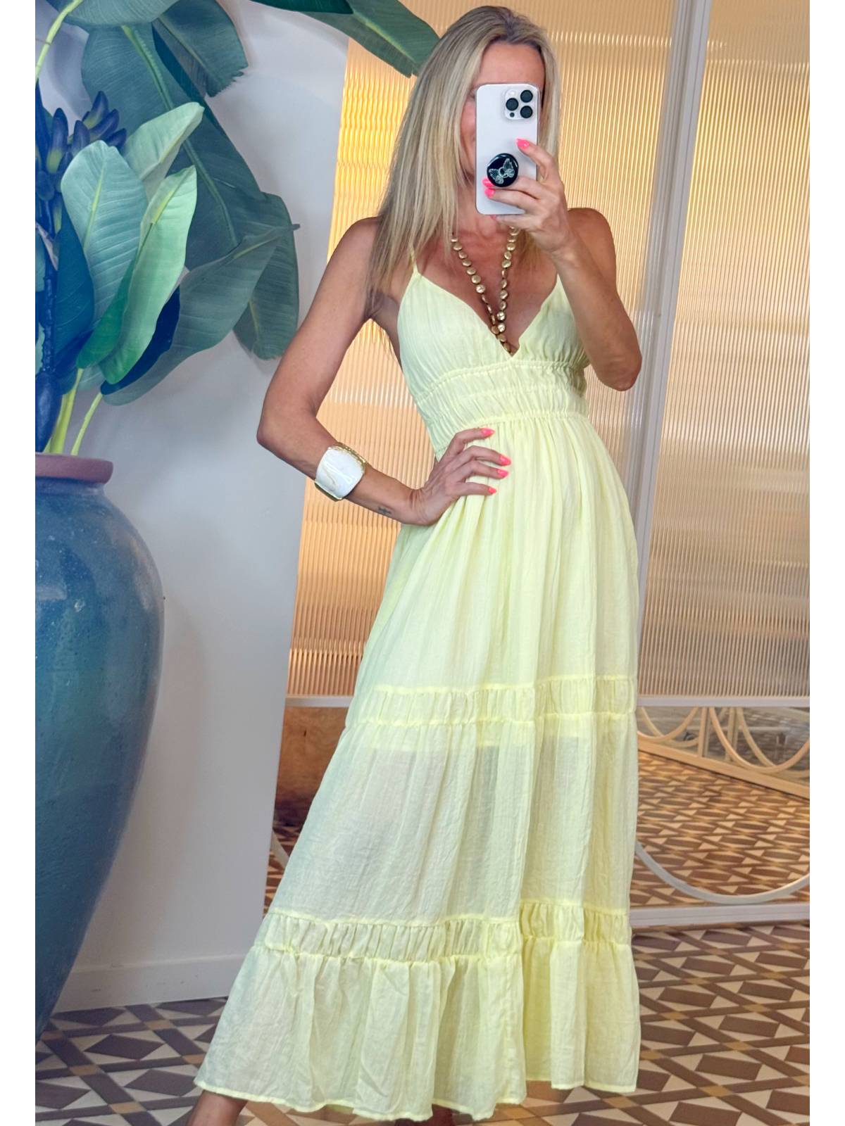 VESTIDO TAINEA AMARILLO