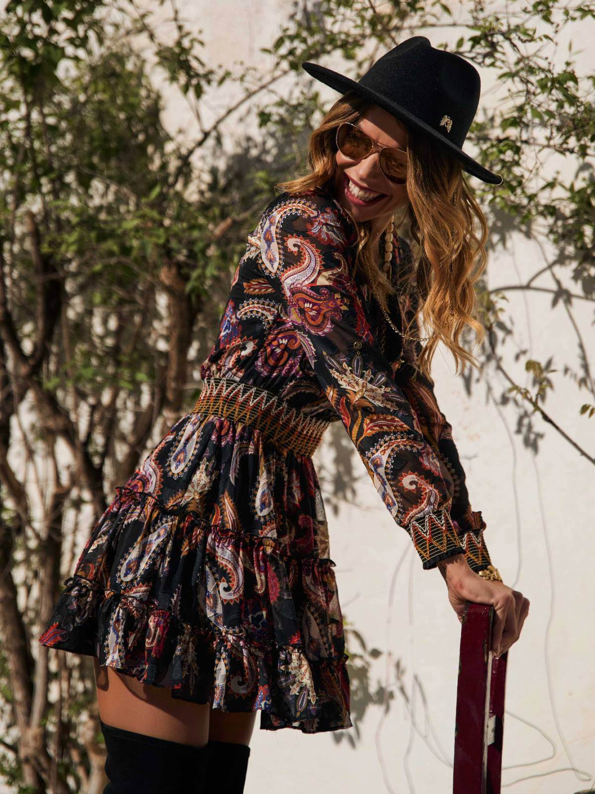 VESTIDO THALEN CAMALEÓNICA