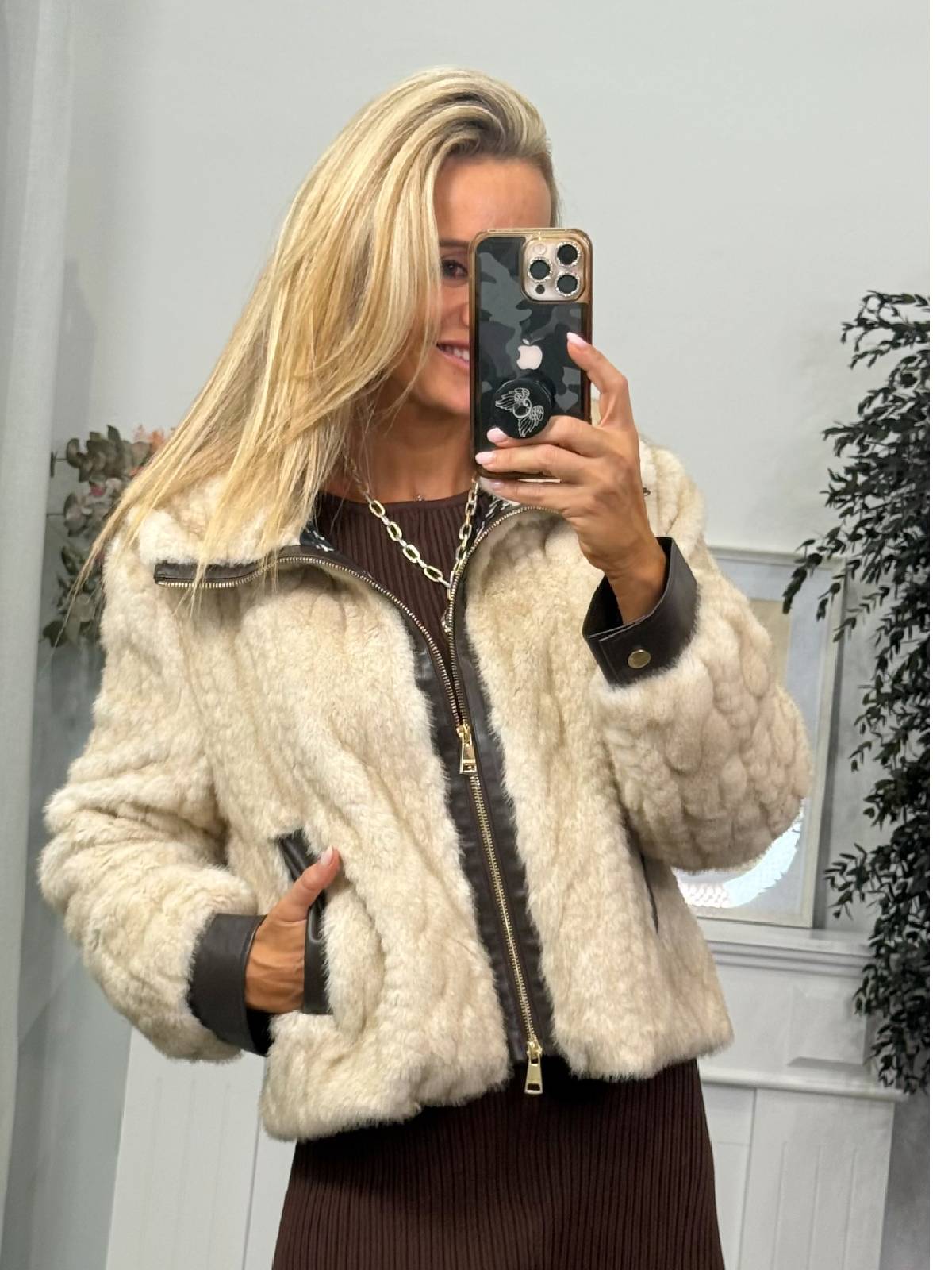 ABRIGO THIMOTYN BEIGE