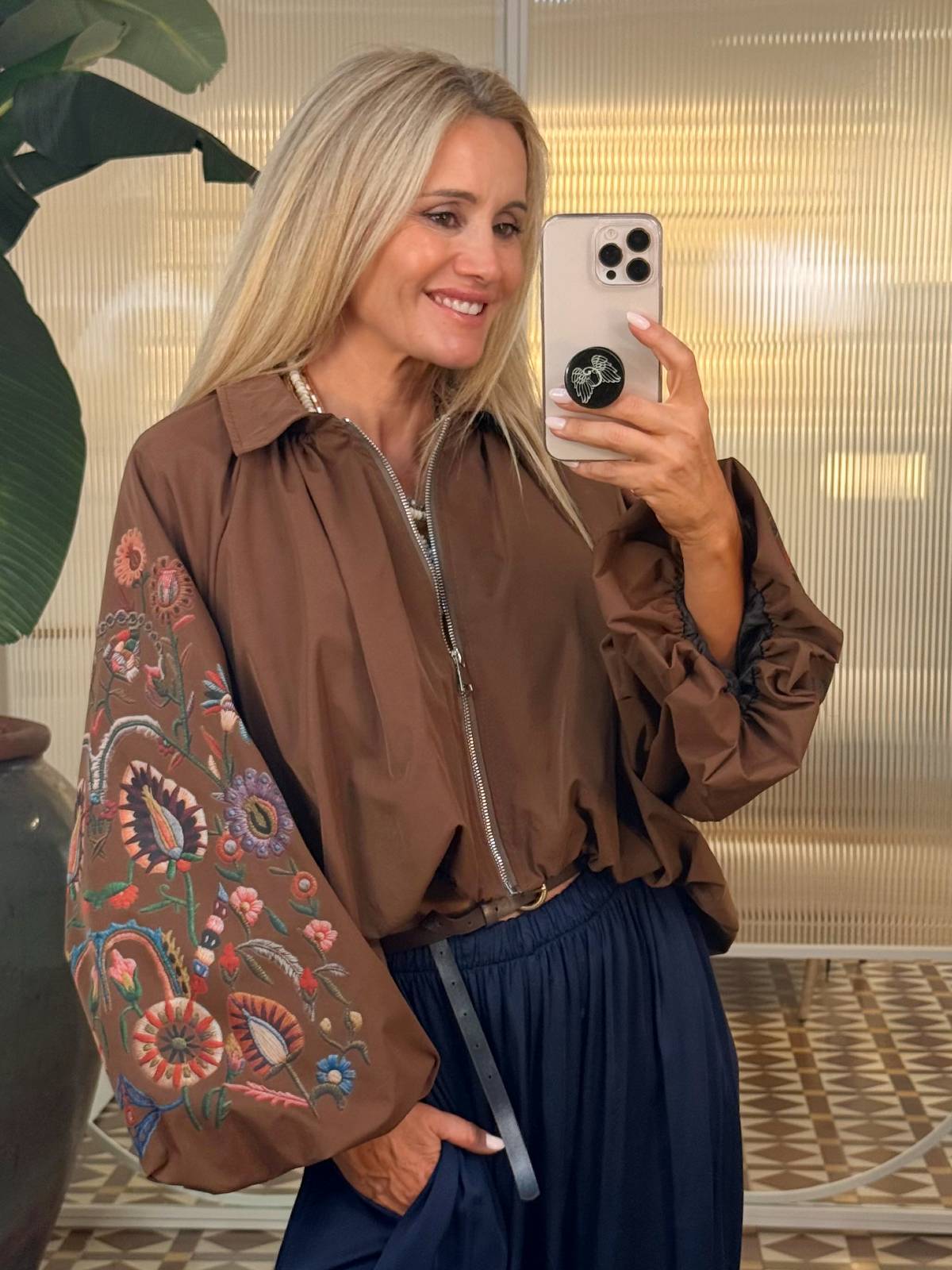 BOMBER TIFON MARRON