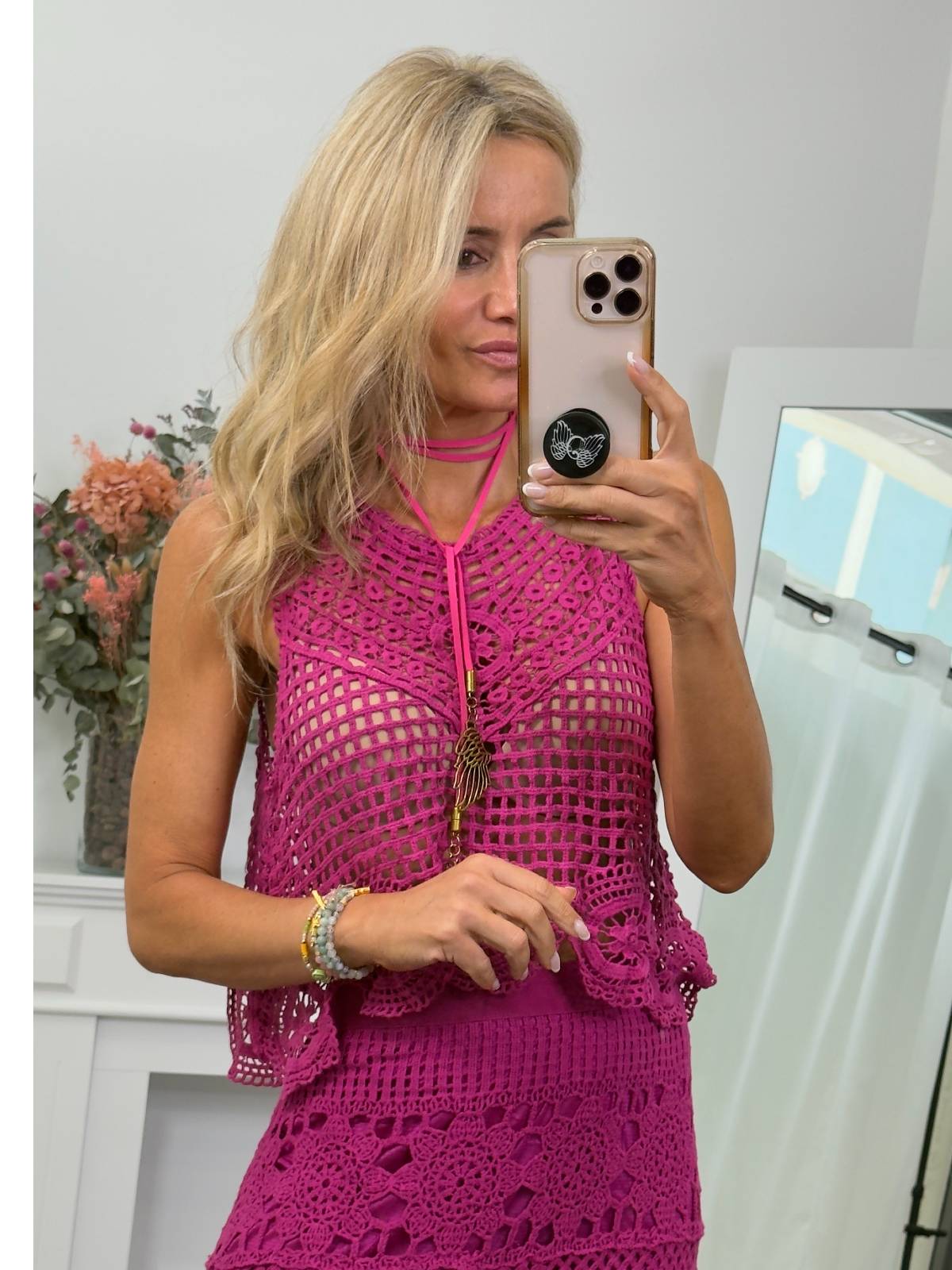 TOP ARINKA FUCSIA