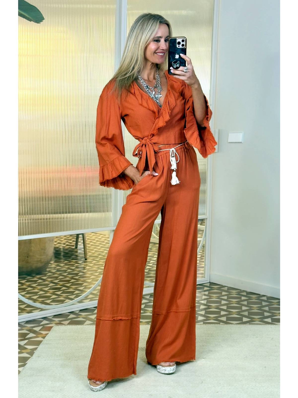 VERACRUZ TILE BLOUSE