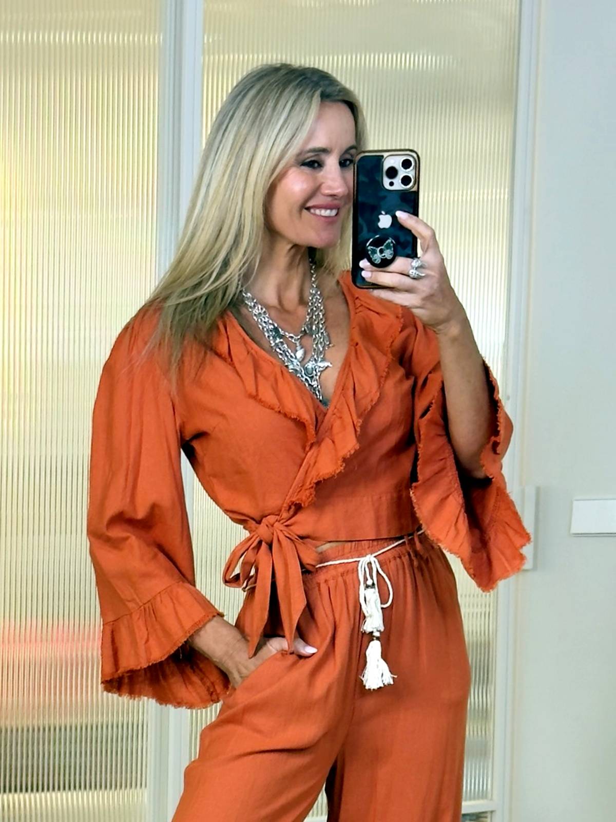 VERACRUZ TILE BLOUSE