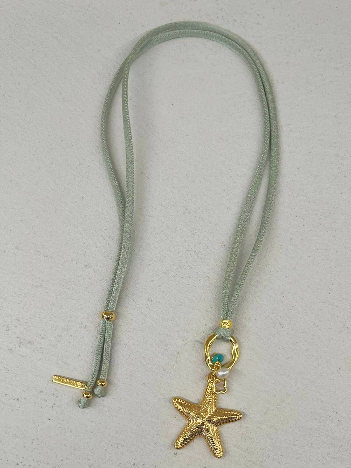 COLLAR STARFISH VERDE