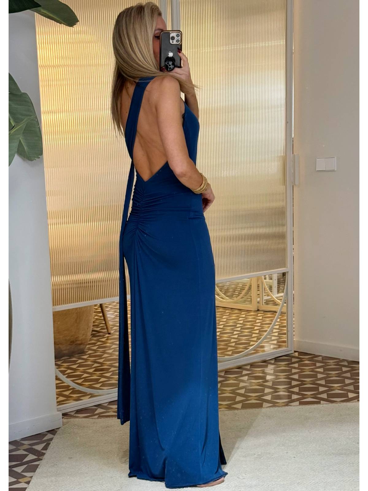 VESTIDO VERGARA AZUL
