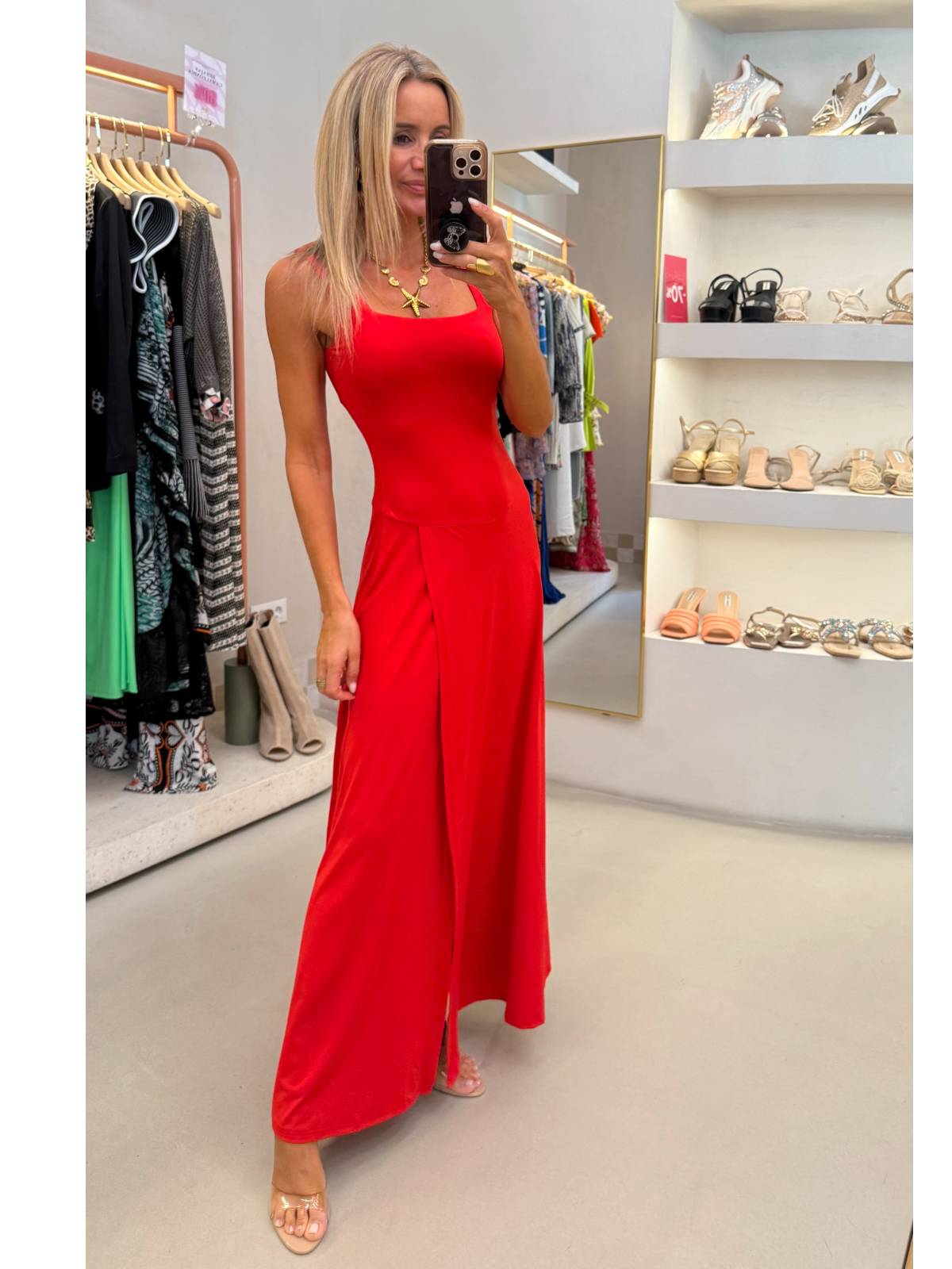 VESTIDO GRAYSON ROJO