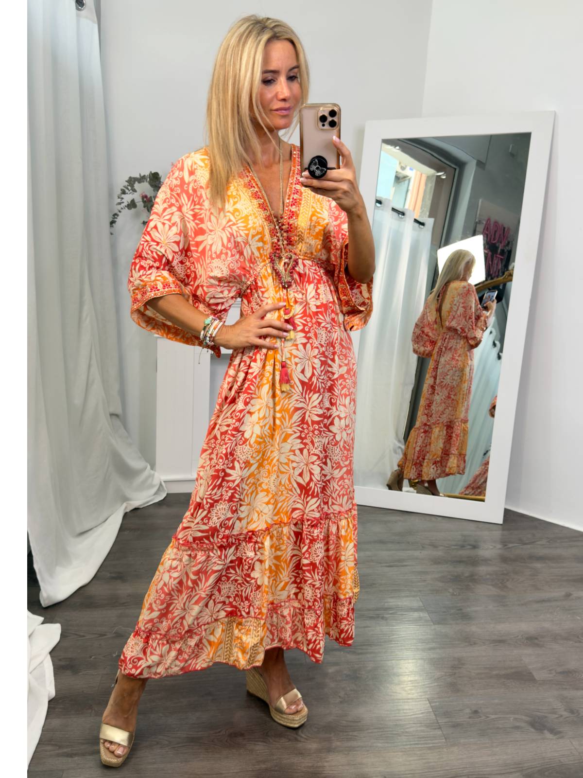 VESTIDO IDANT NARANJA