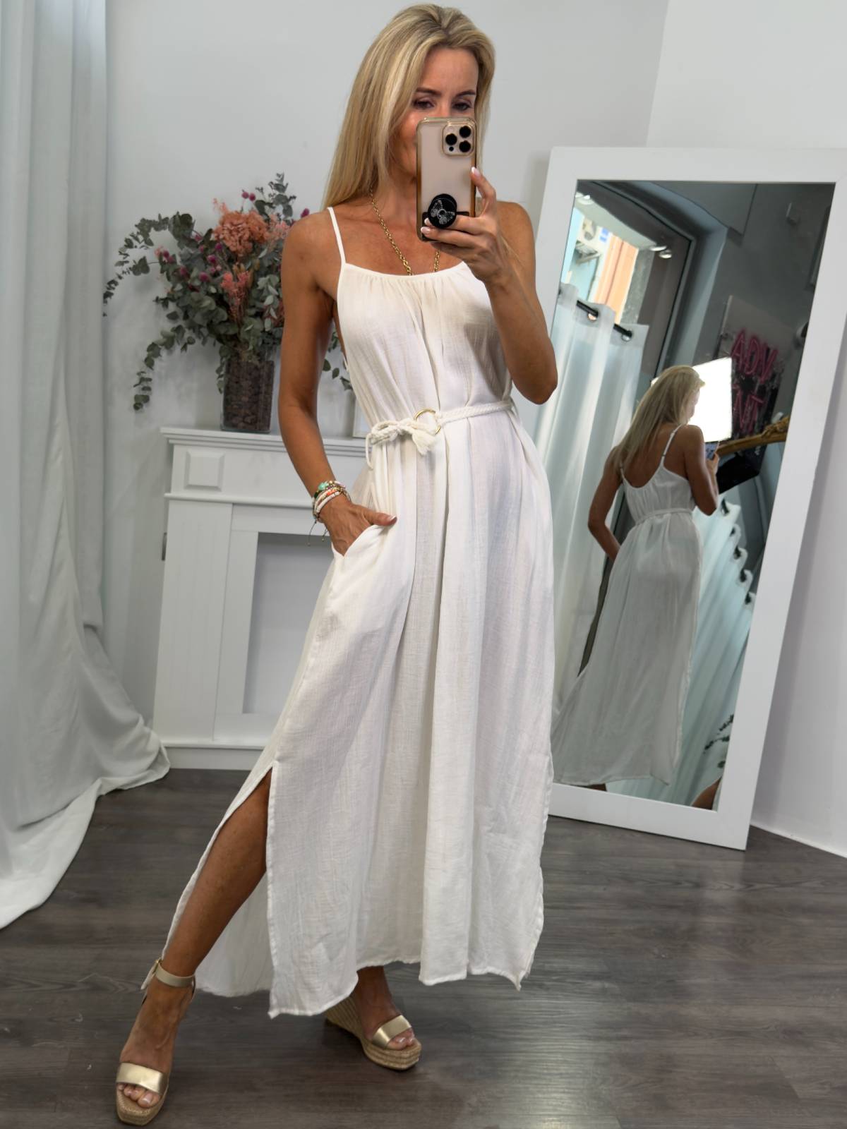 VESTIDO KHASI BLANCO