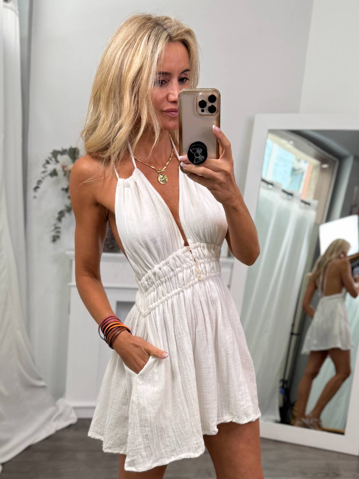 VESTIDO SARIQ BLANCO