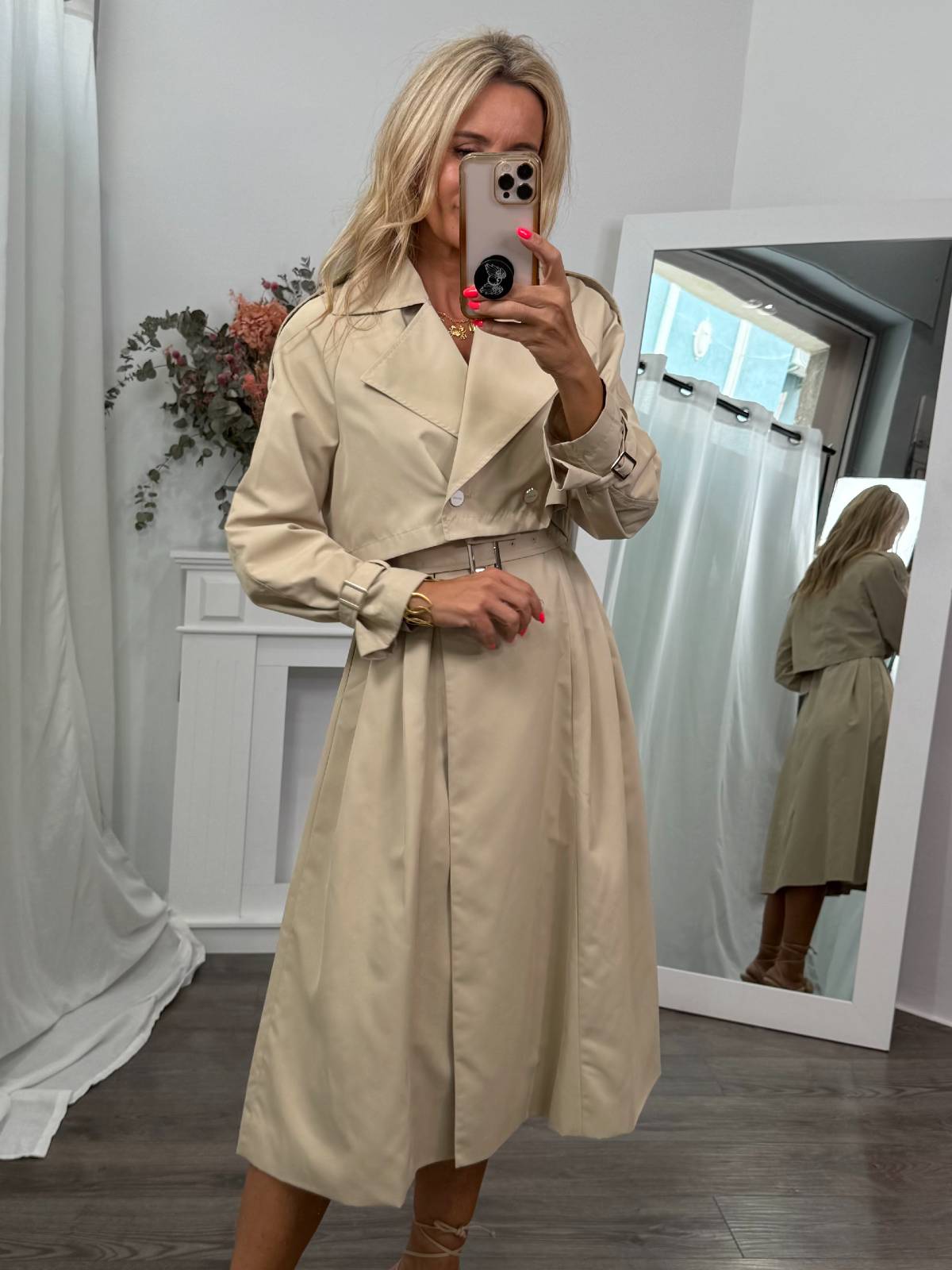 VESTIDO-GABARDINA JUNIMIA