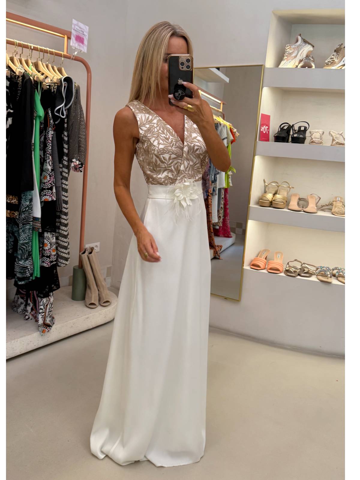 VESTIDO JAZMIN BLANCO