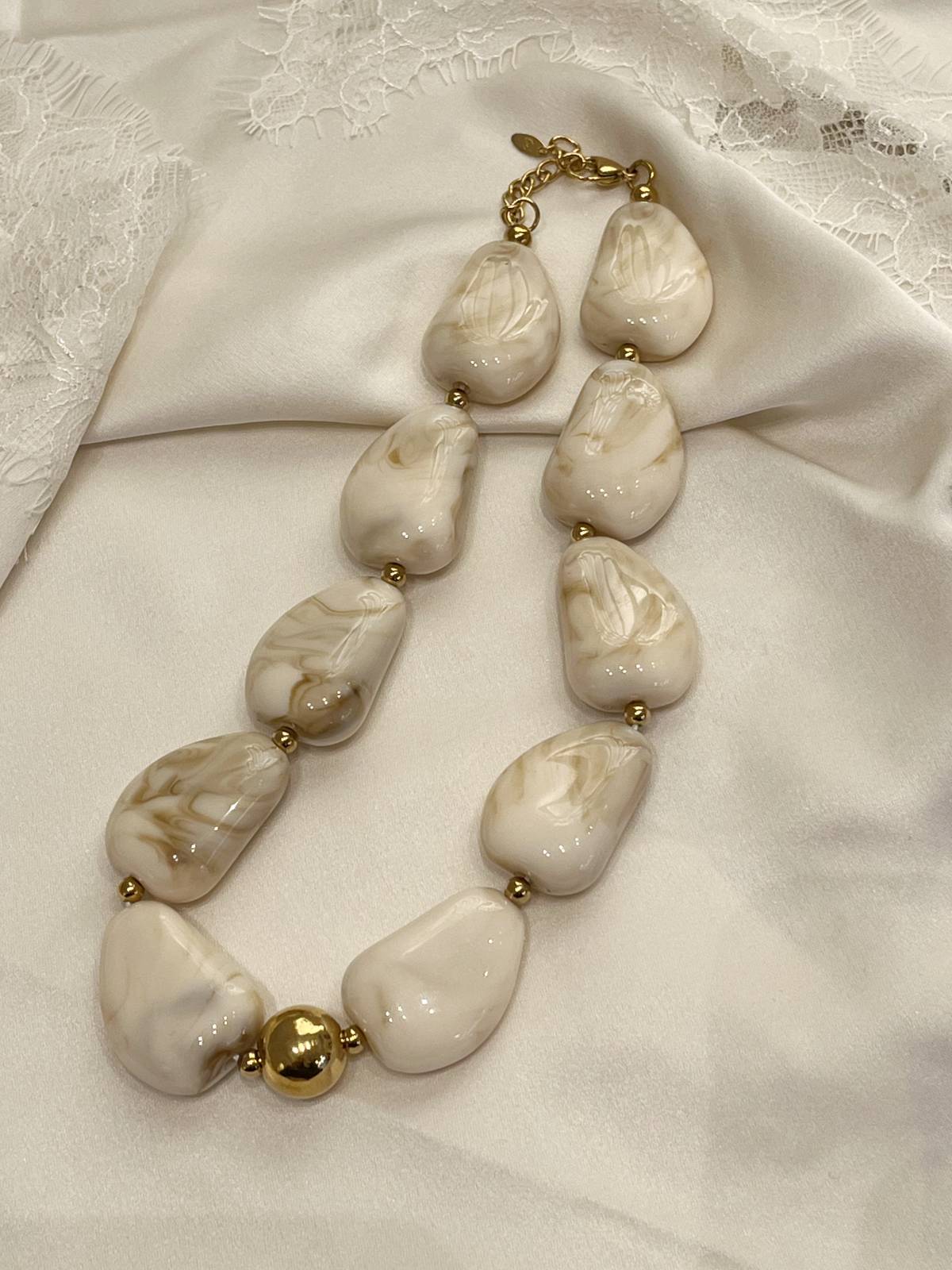 COLLAR VULCANO BEIGE