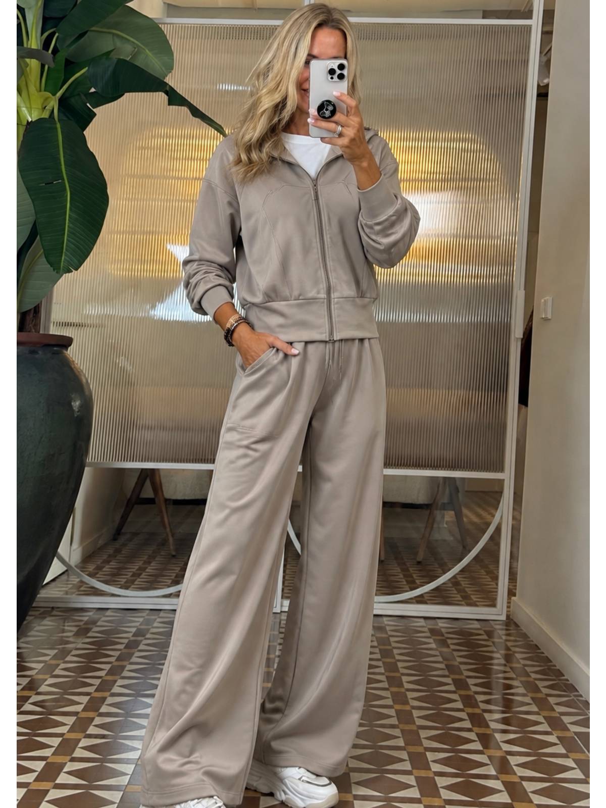 CONJUNTO BIGAR TAUPE
