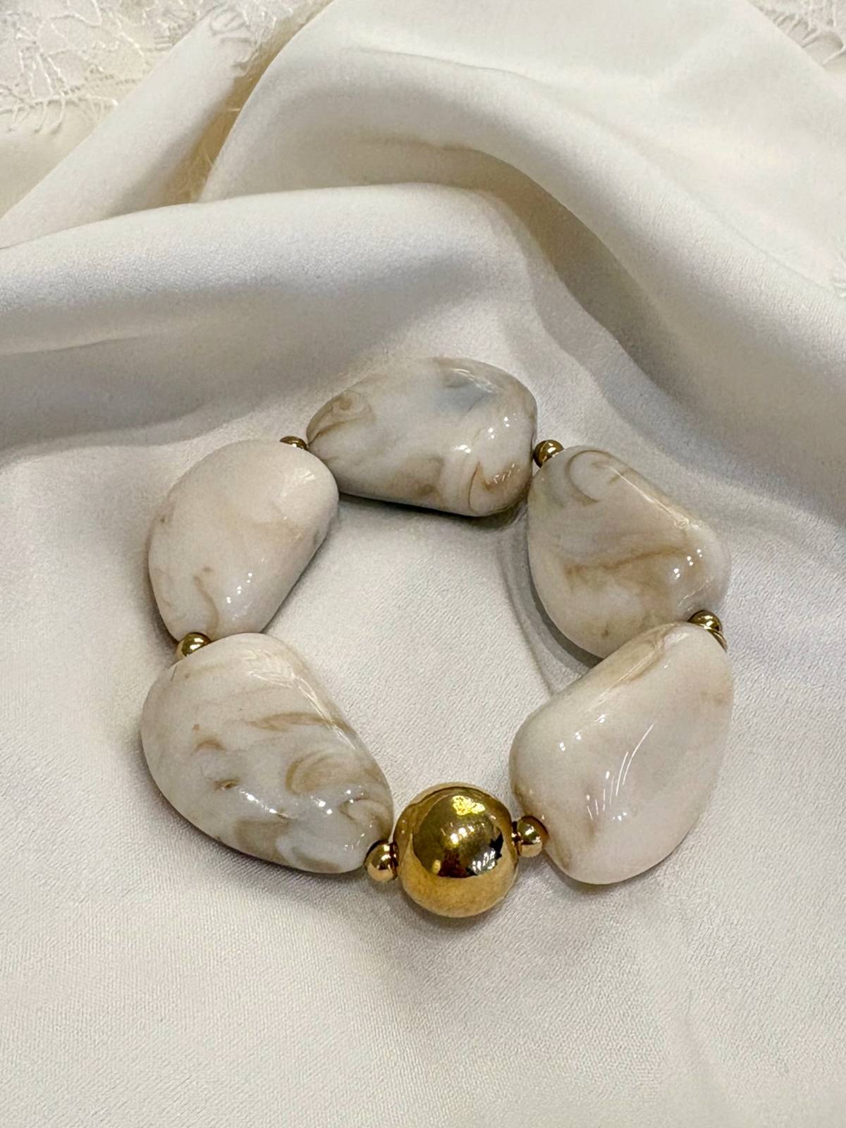 PULSERA ZANUVIA BEIGE