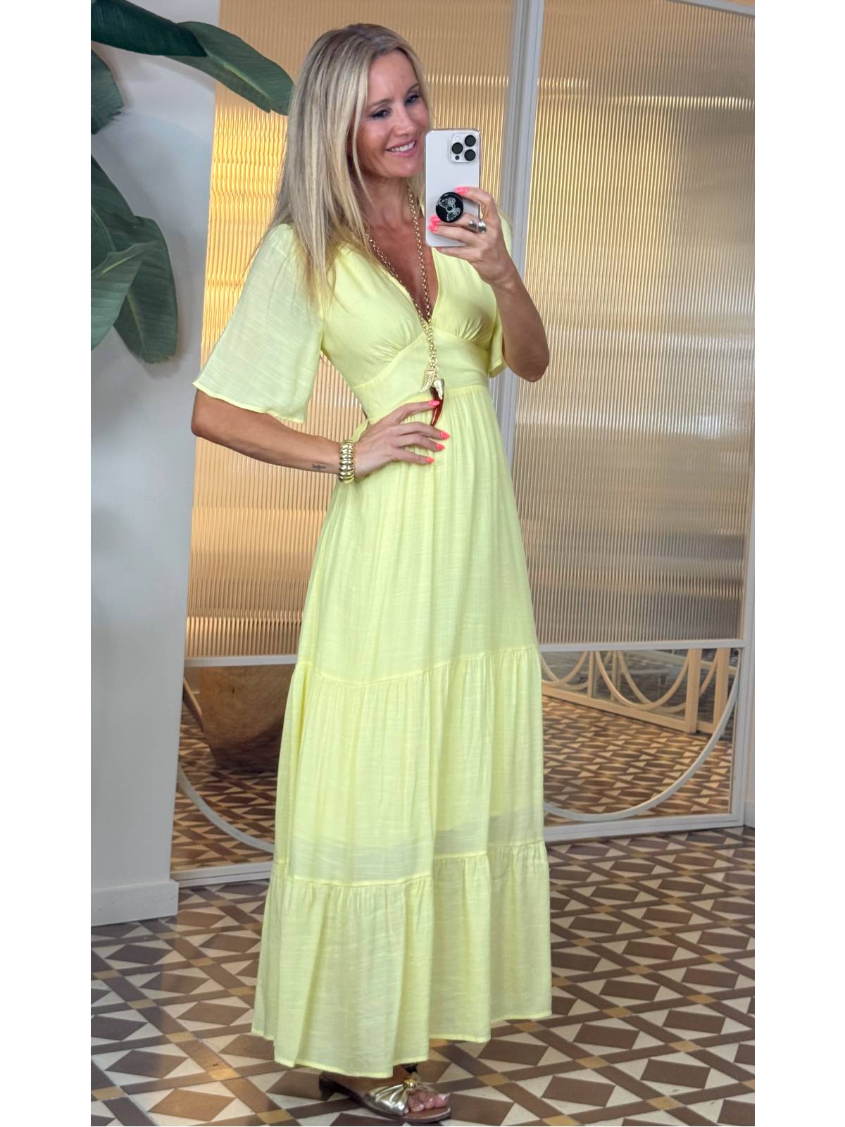 VESTIDO ZINNIA AMARILLO