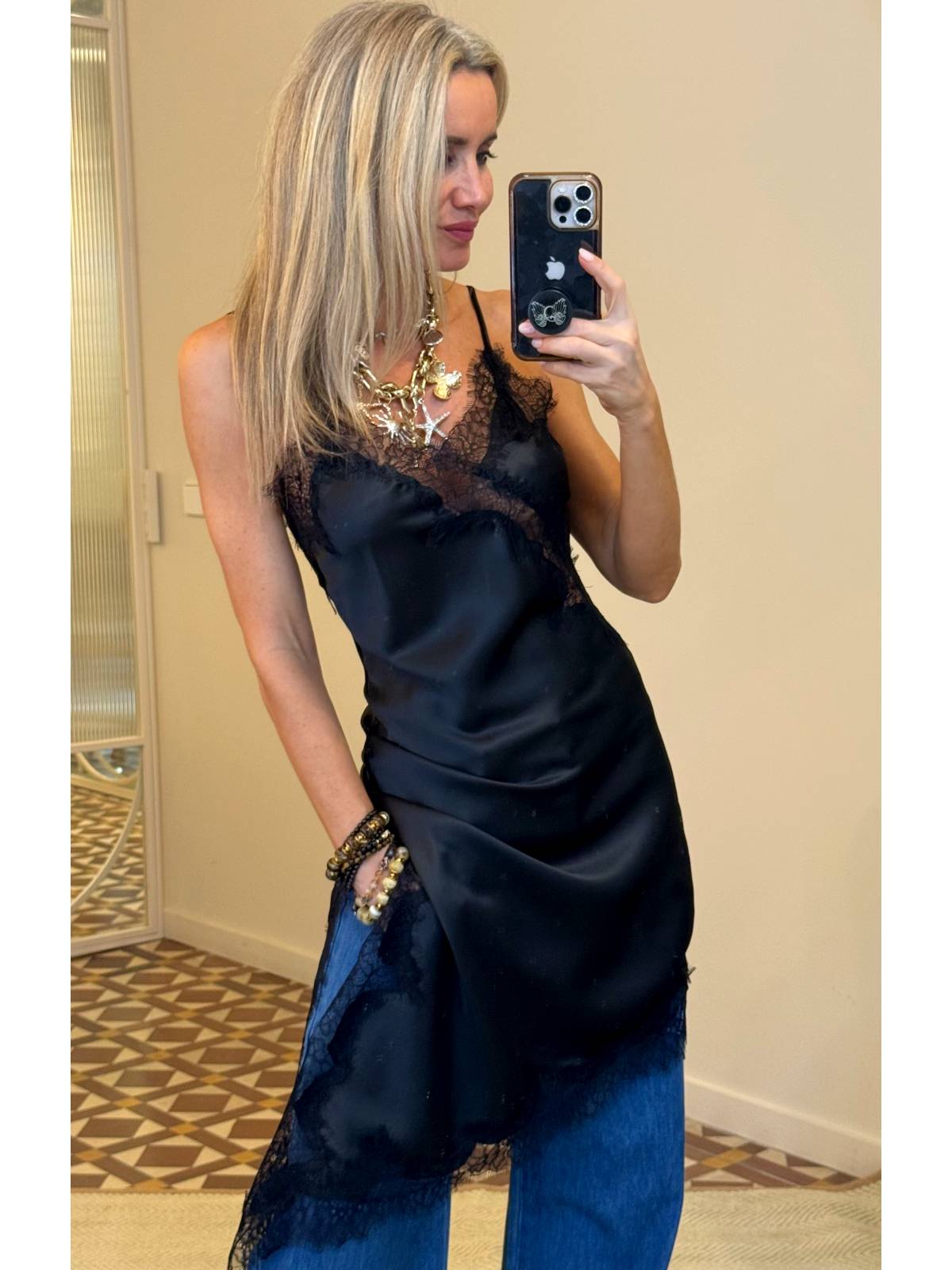 VESTIDO  AGRIGENTO NEGRO