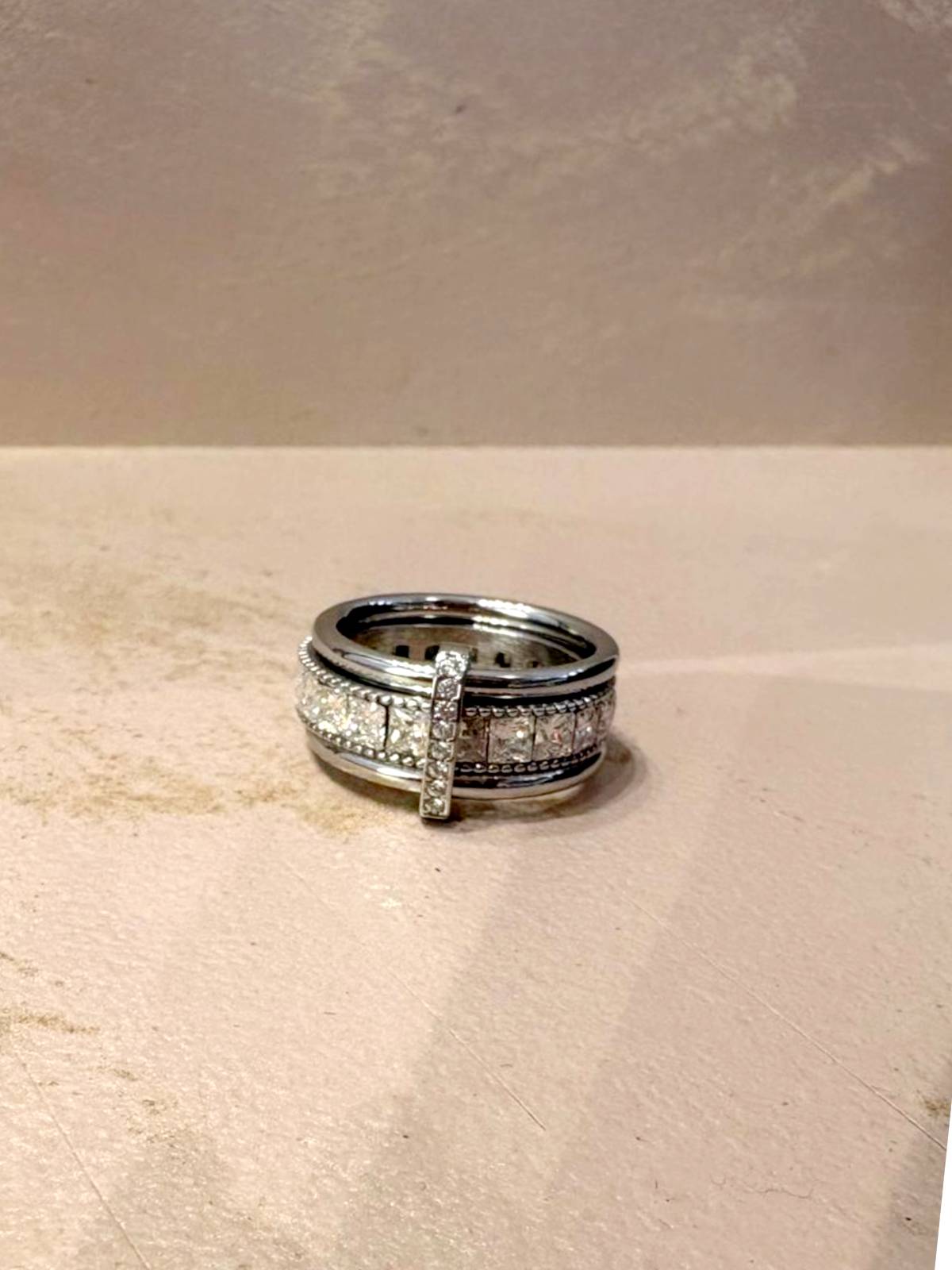 ANILLO TRIPLE BRILLO PLAT