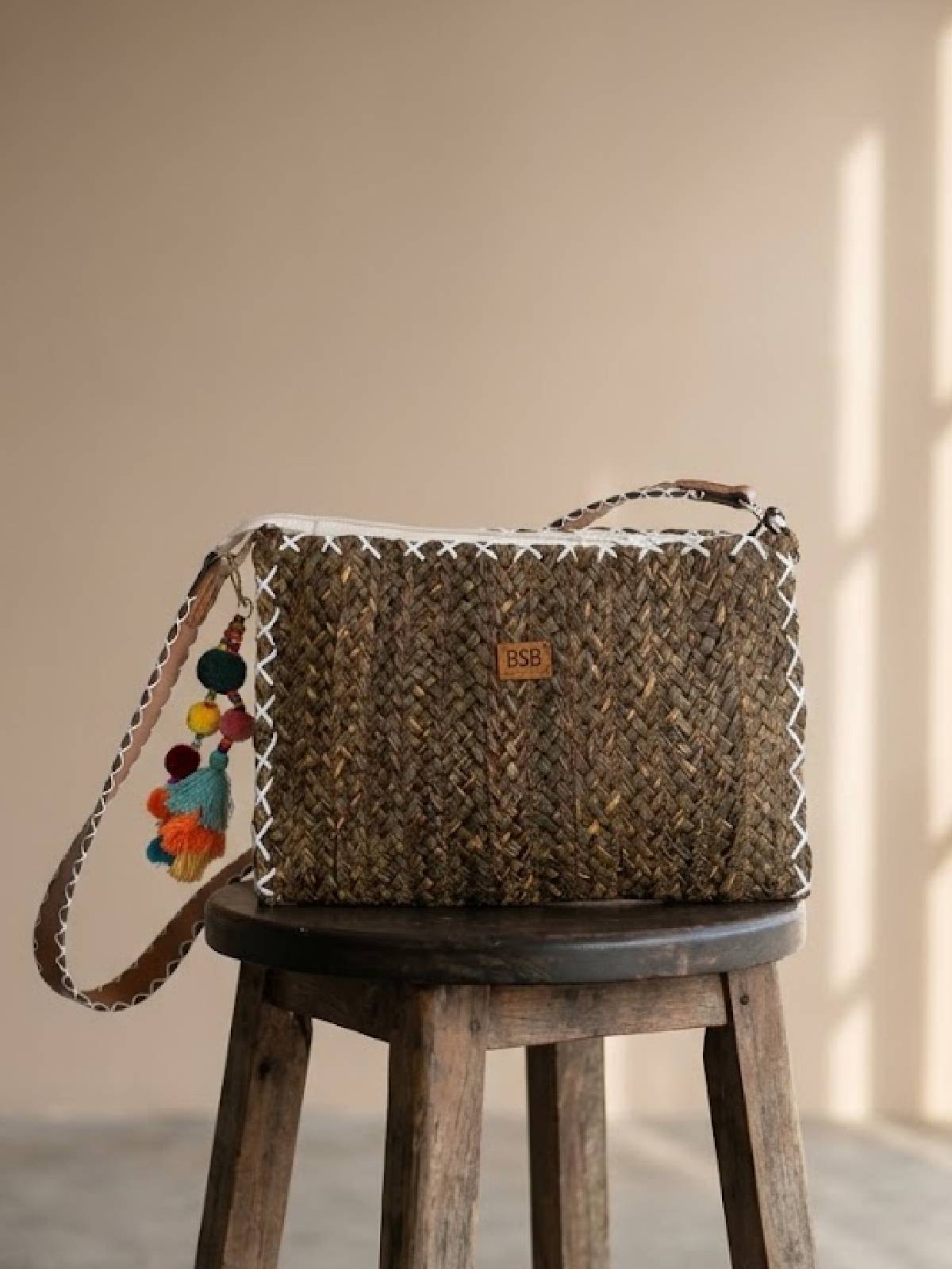 BOLSA ASTECA MARROM