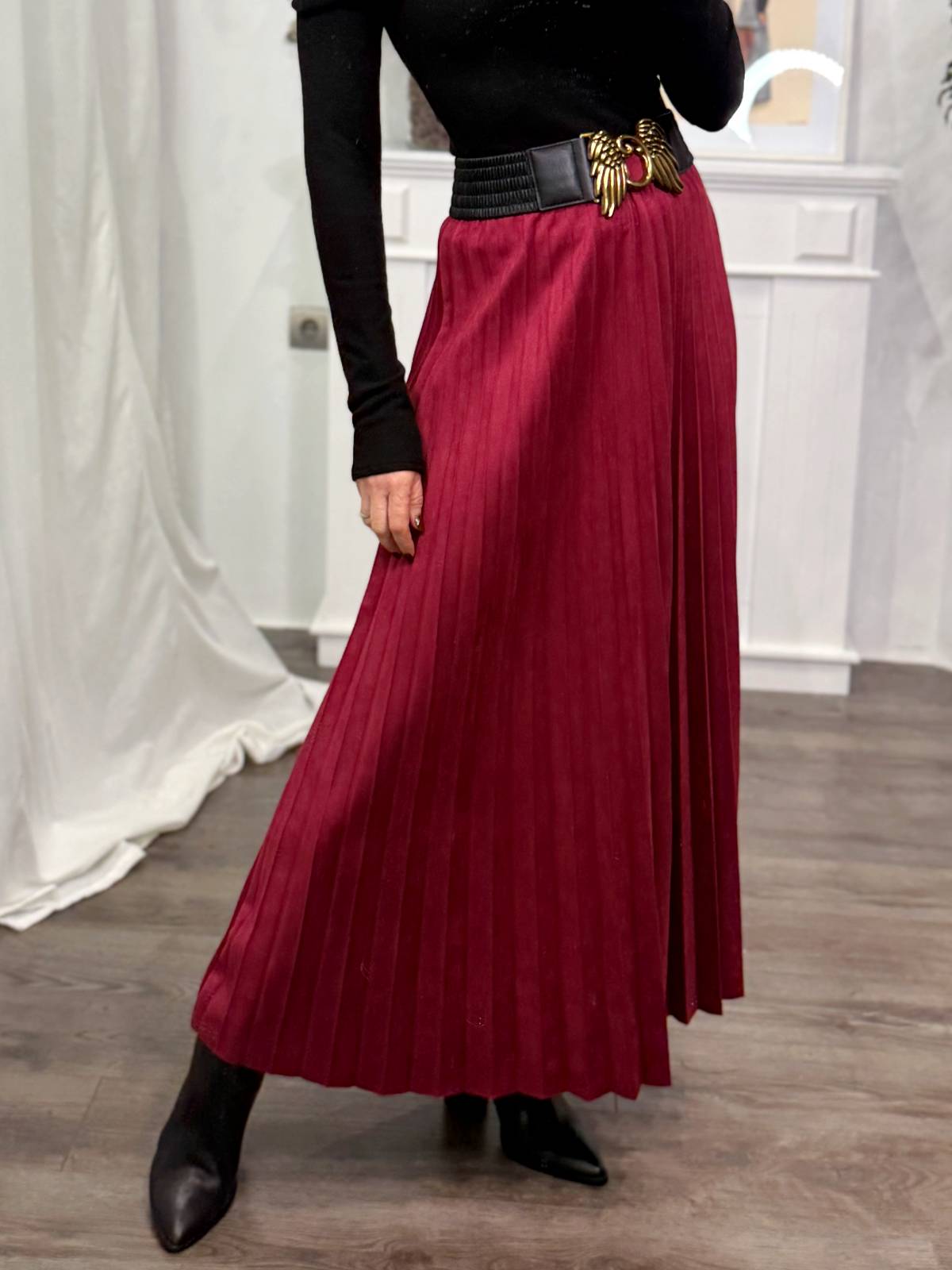 FALDA BADORE BURDEOS