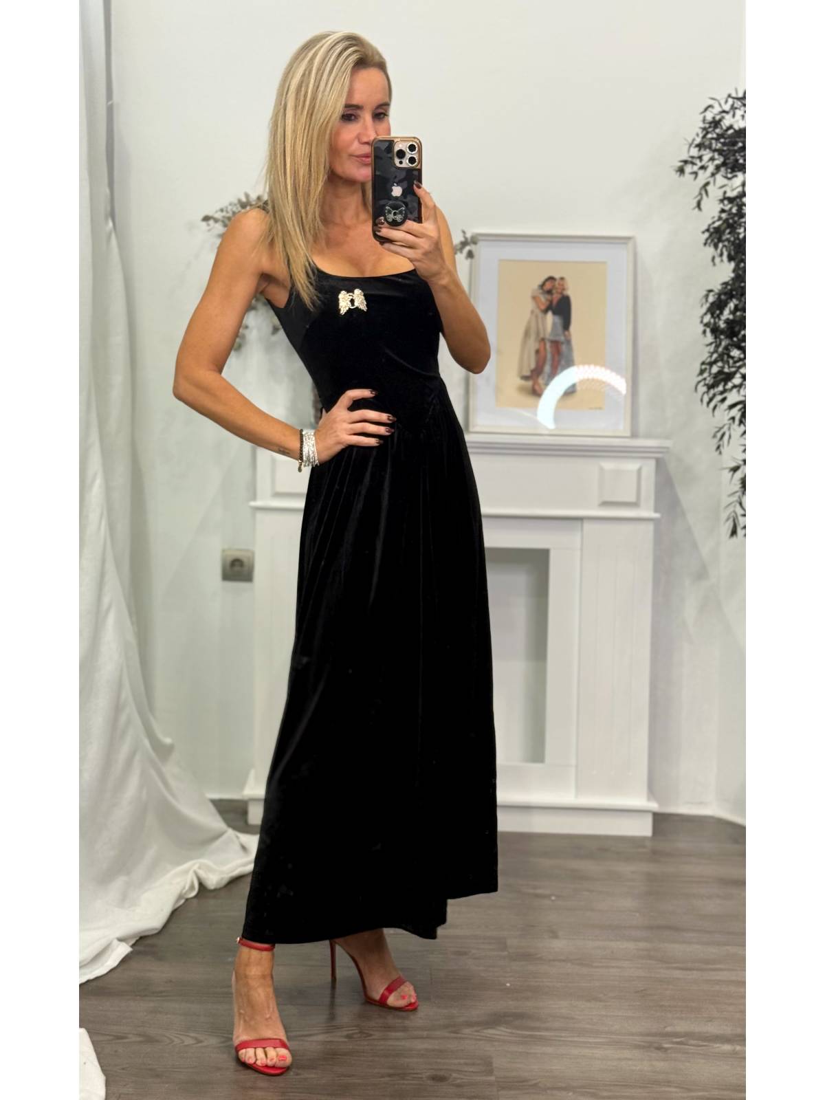 VESTIDO CINDELLA NEGRO