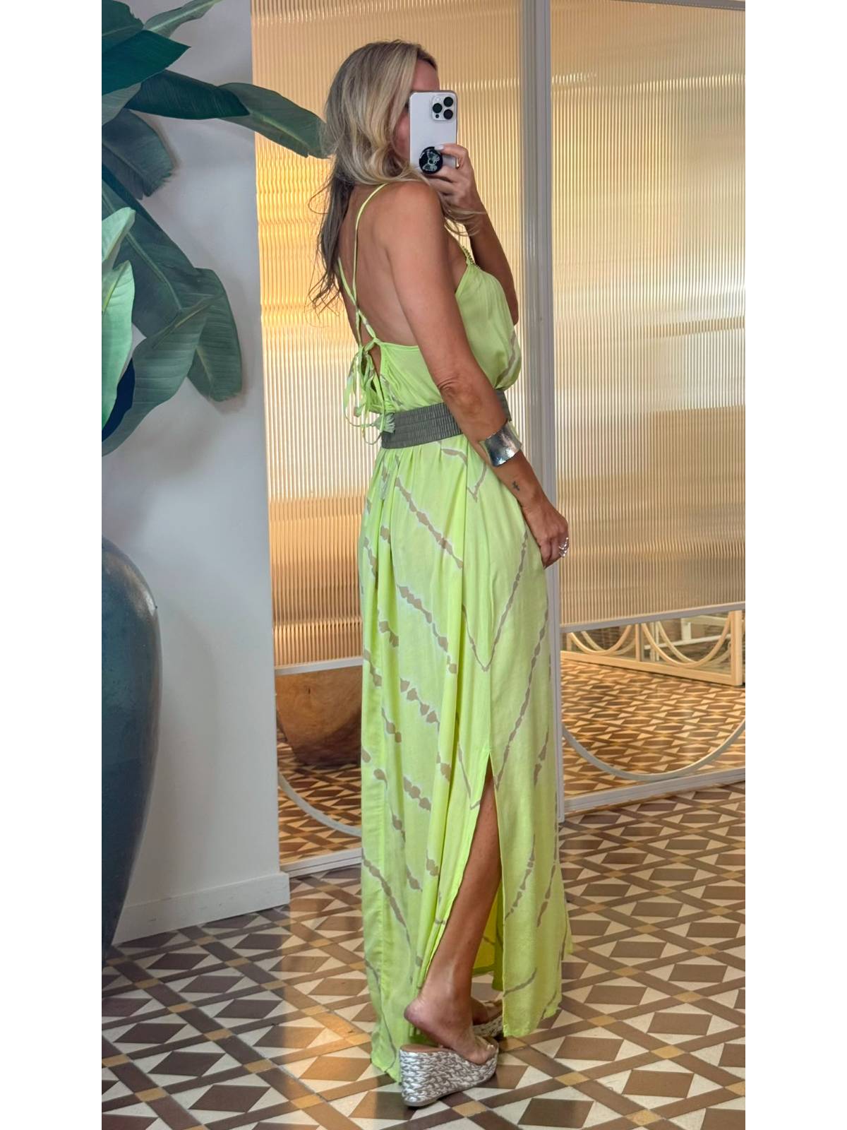 VESTIDO CONCHA LARGO LIMA