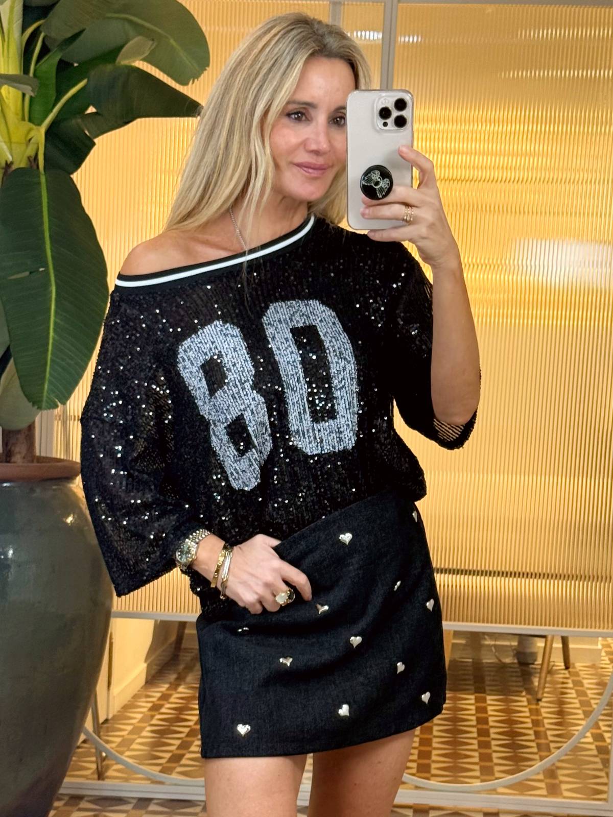 CAMISETA DILAUREN NEGRO