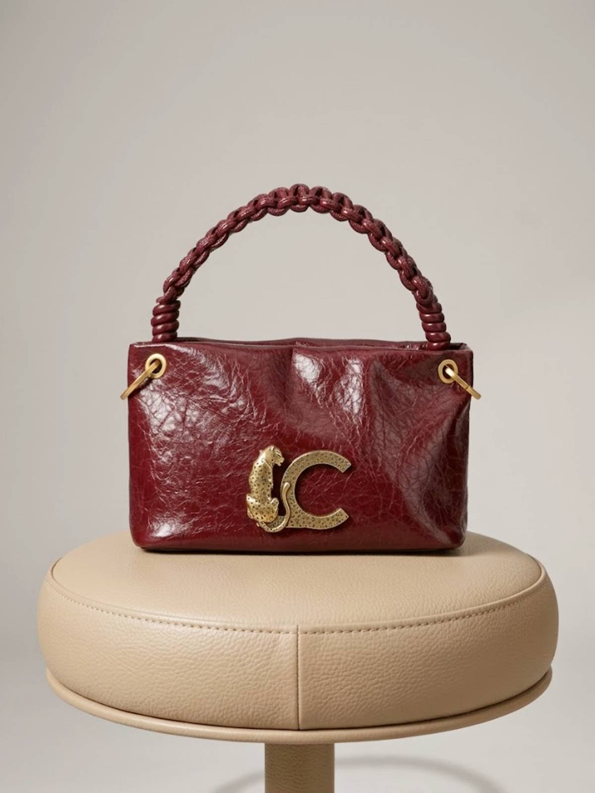BOLSO FELIDAE BURDEOS