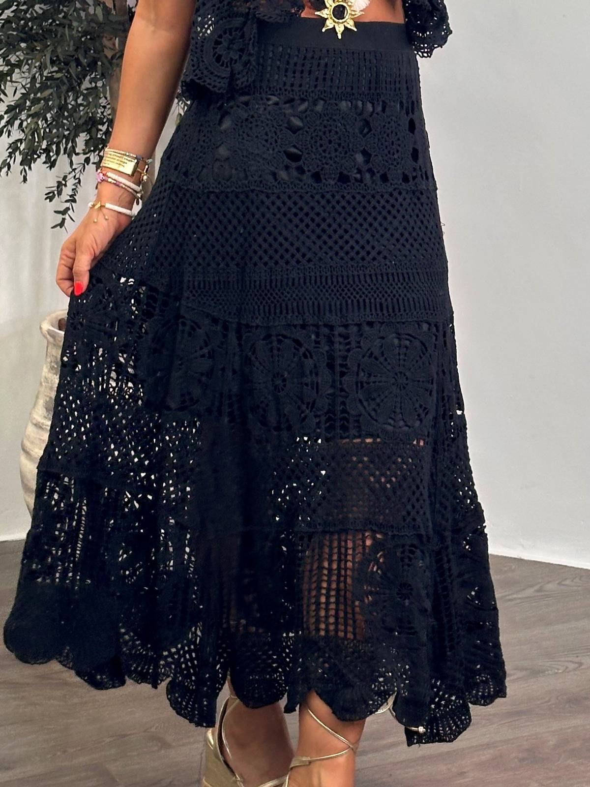 FALDA GENOVEVA NEGRO