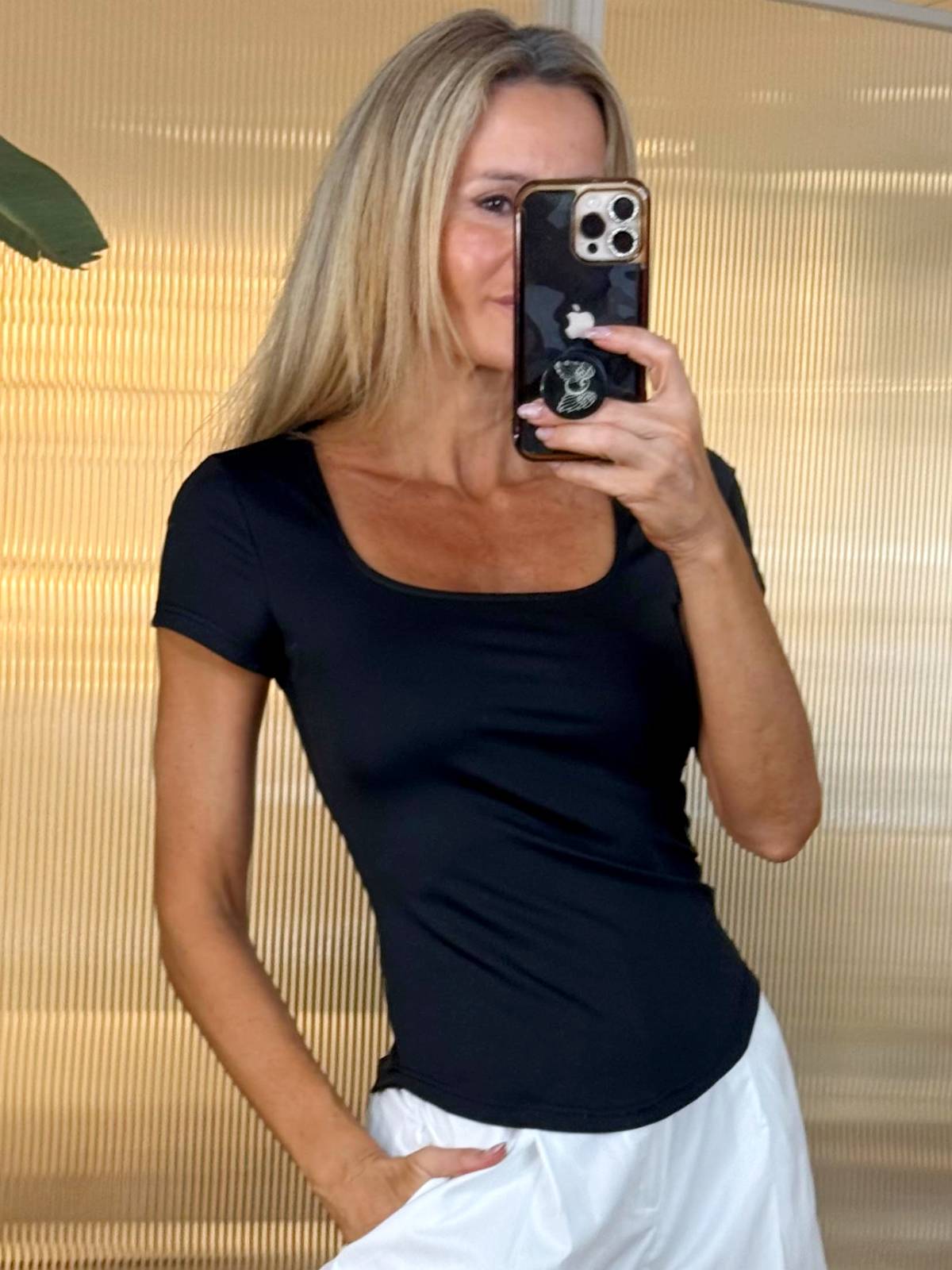CAMISETA GIZA NEGRO