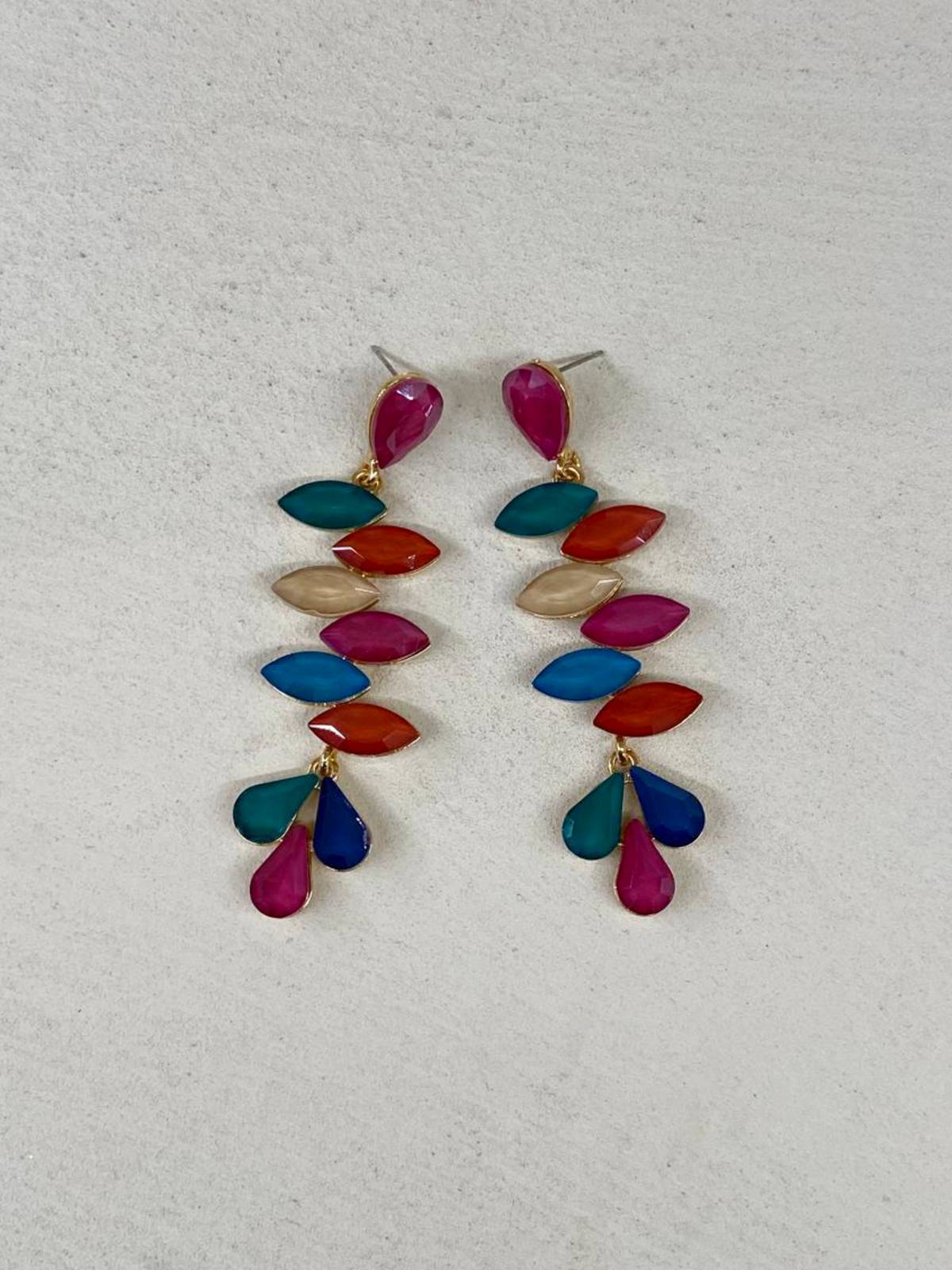 PENDIENTES GRON MULTICOLO