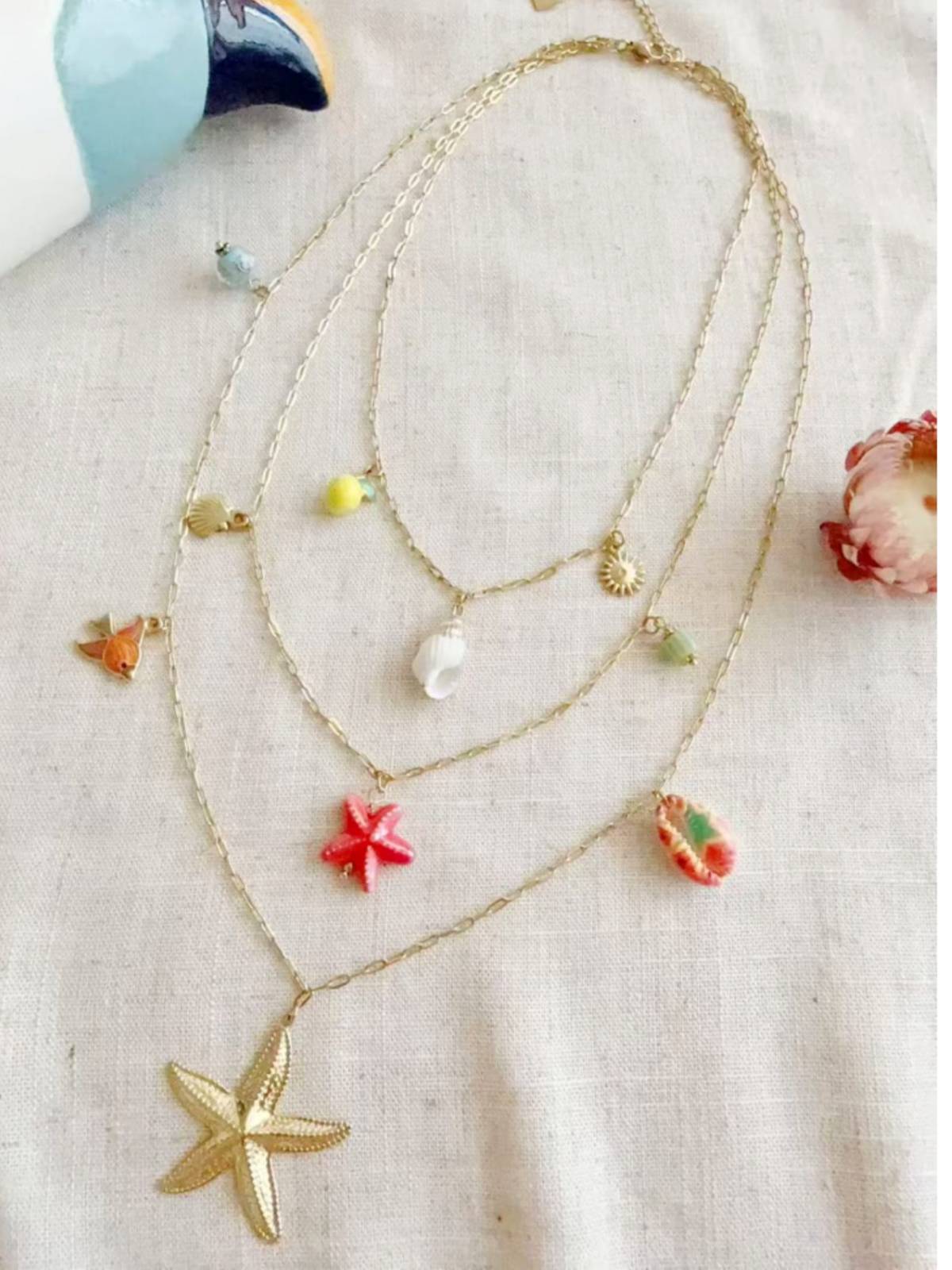 COLLAR ABALORIOS MAR