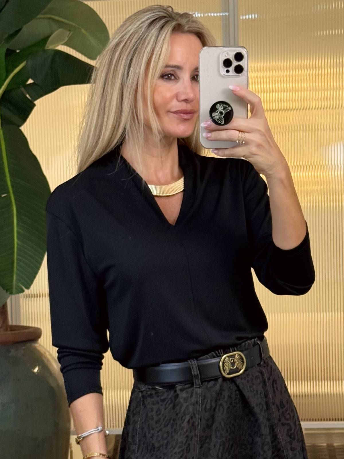 BLUSA MILAIA NEGRO