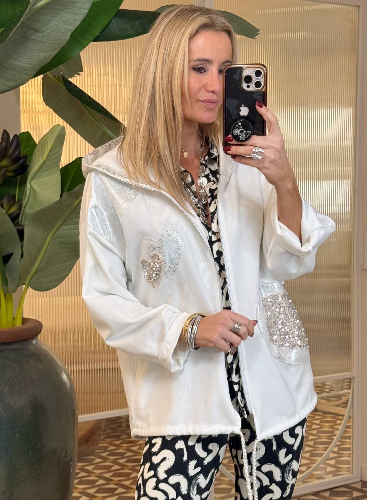 CHAQUETA MURSI BLANCO