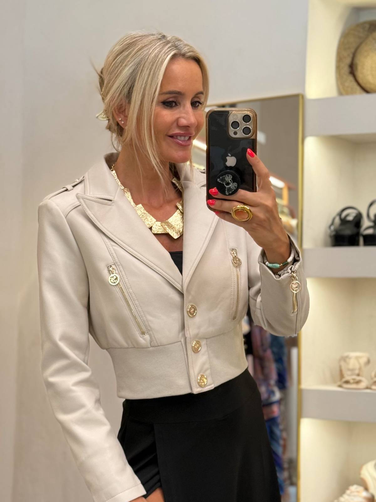 CHAQUETA MYRA BEIGE