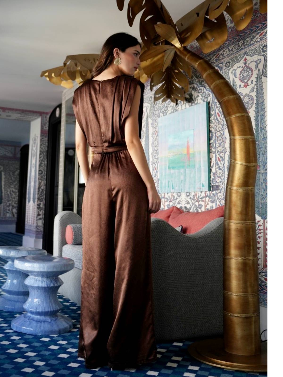 CONJUNTO ONA MARRON