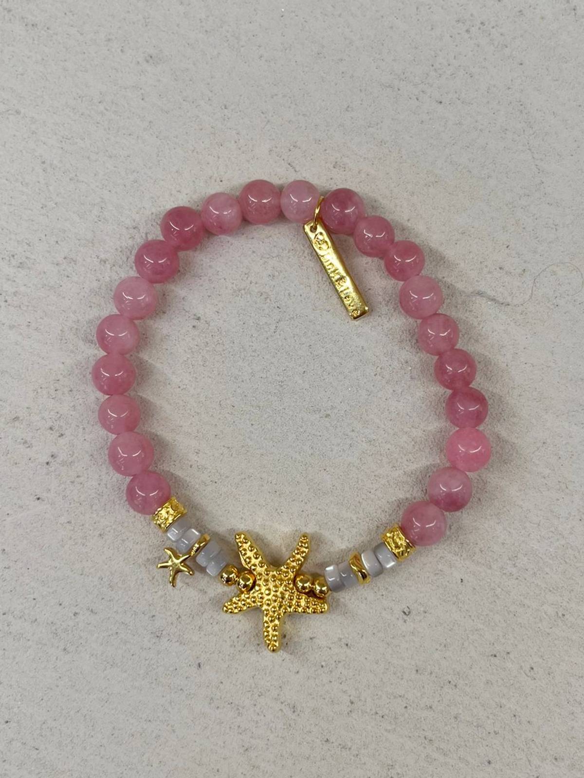 PULSERA ESTRELLA ROSA