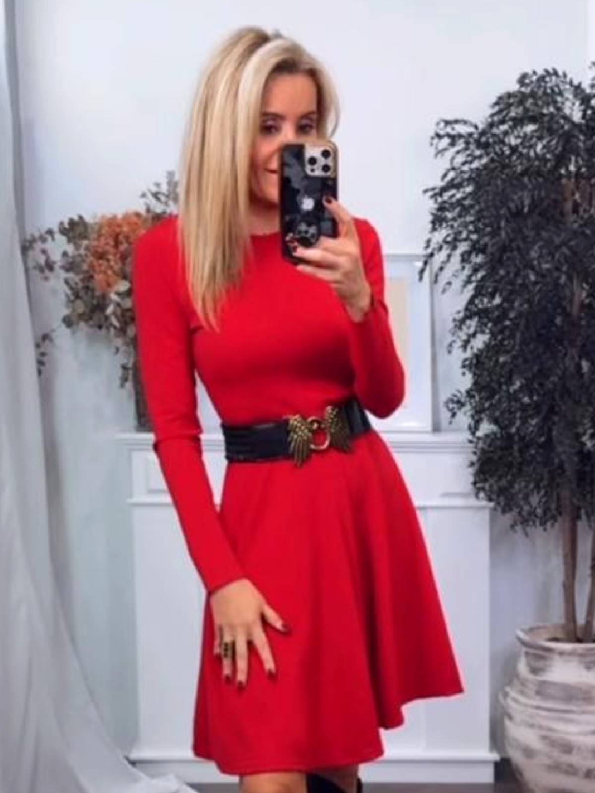 VESTIDO ROYCA ROJO