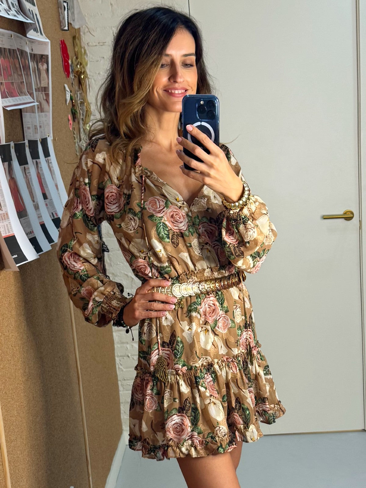 VESTIDO ANTIGA CAMALEÓNICA